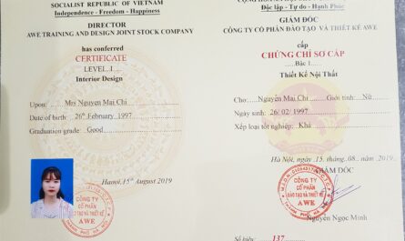 bằng cao đẳng kiến trúc làm nội thất được không