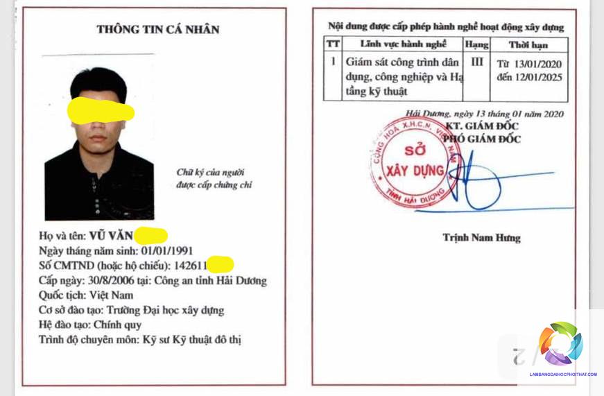 bằng cao đẳng kỹ thuật xây dựng có được cấp chứng chỉ hành nghề không - Image 3