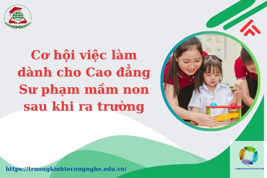 bằng cao đẳng sư phạm mầm non có dễ xin việc không - Image 3