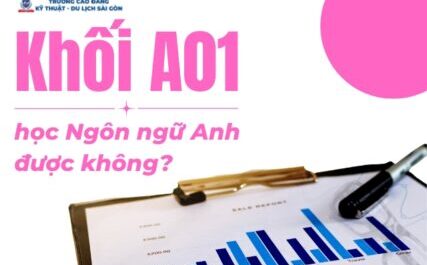 khối a01 có xét tuyển ngôn ngữ anh không
