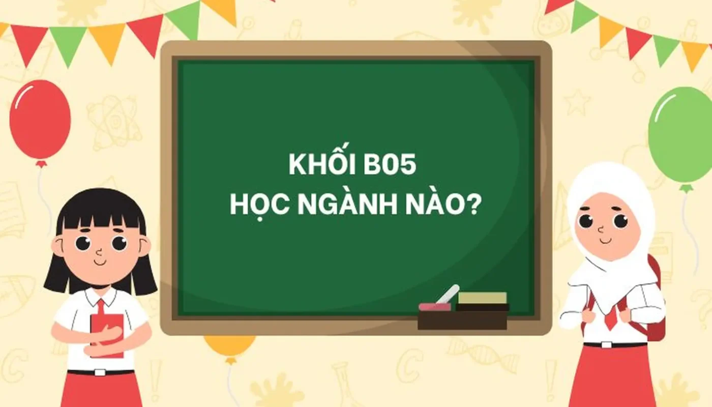 khối b05 gồm những môn nào