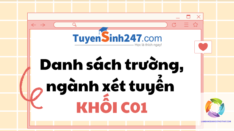 khối c01 xét tuyển ngành nào - Image 2