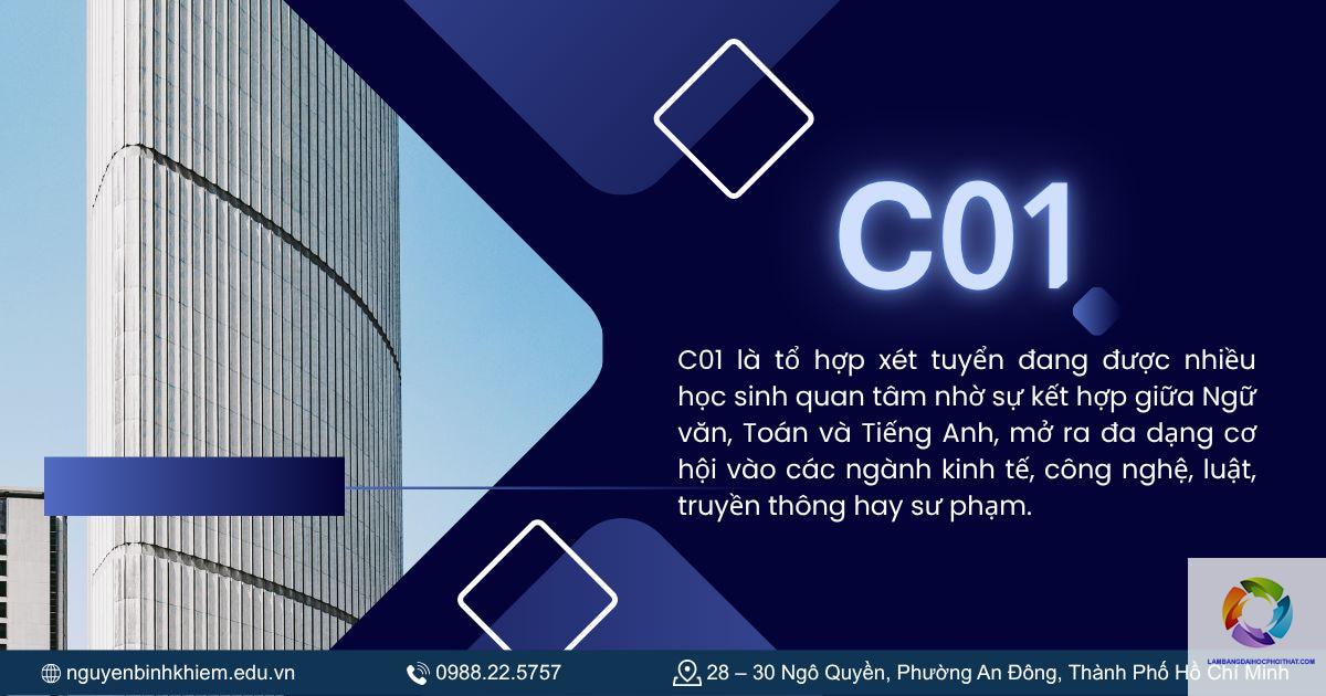 khối c01 xét tuyển ngành nào - Image 4