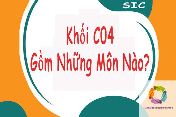 khối c04 gồm những môn nào - Image 4