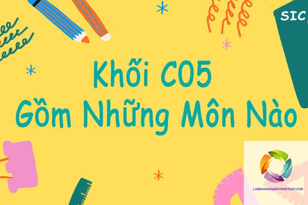 khối c05 gồm những môn nào - Image 2