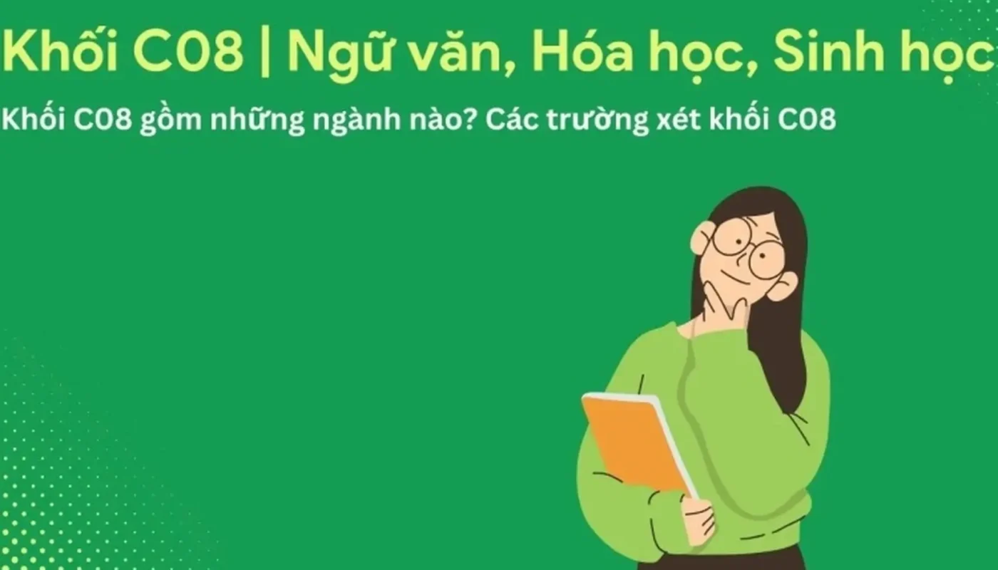 khối c08 gồm những môn nào