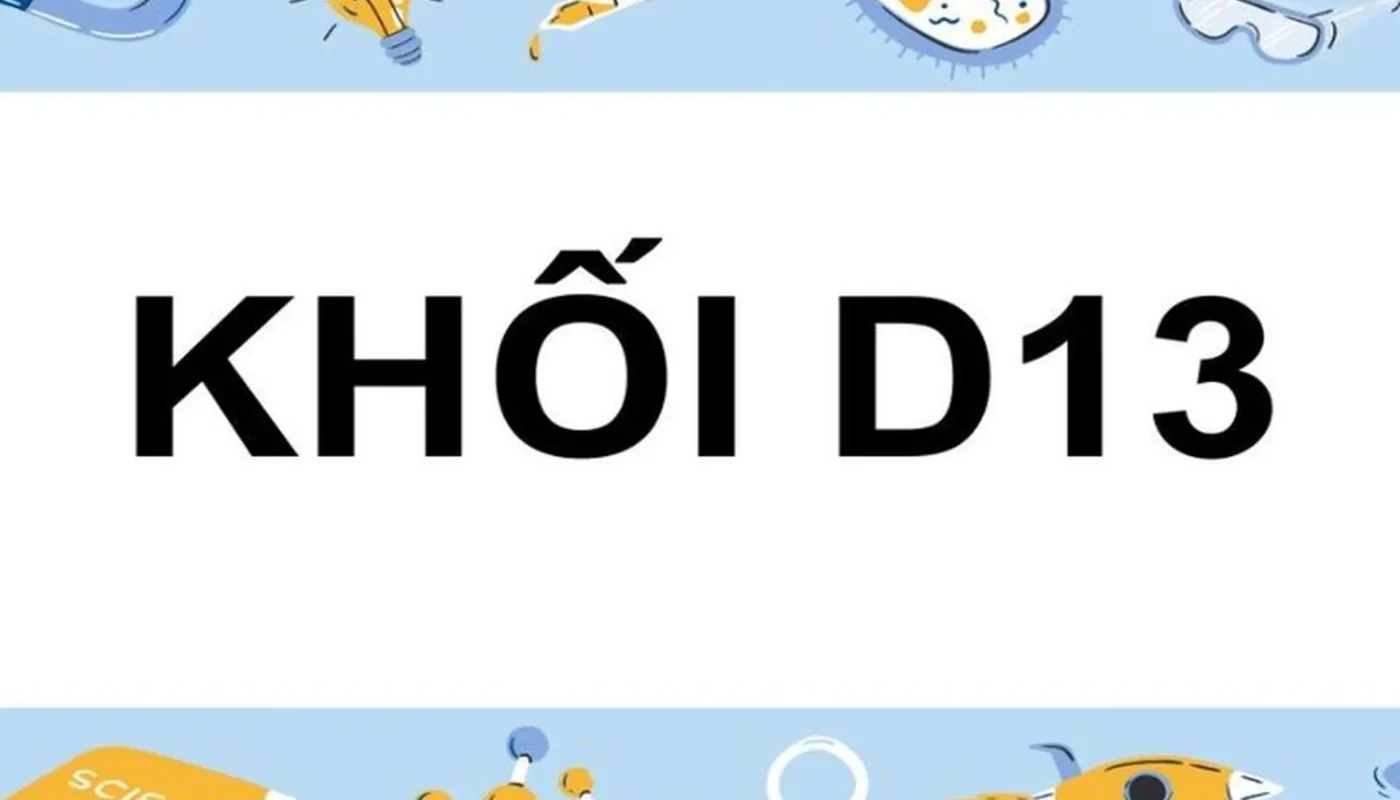 khối d13 gồm những môn nào