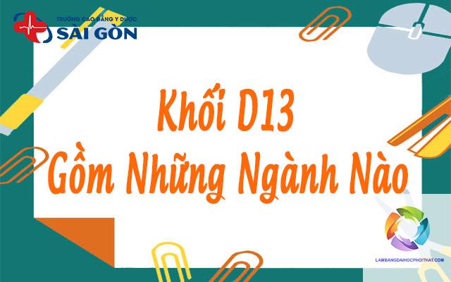 khối d13 gồm những môn nào - Image 5