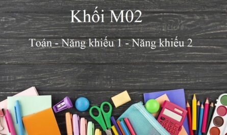 khối m02 gồm những môn nào
