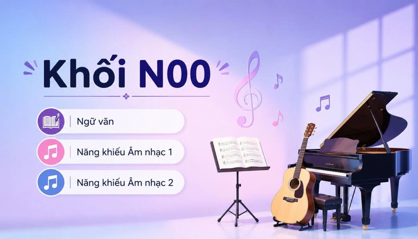 khối n00 gồm những ngành âm nhạc nào