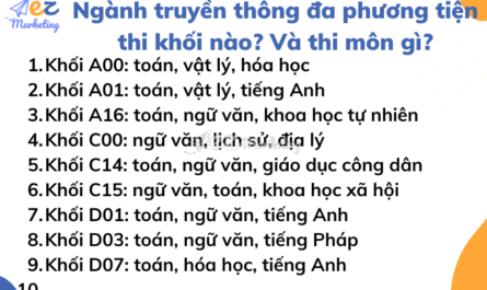 ngành truyền thông đa phương tiện xét tuyển khối nào